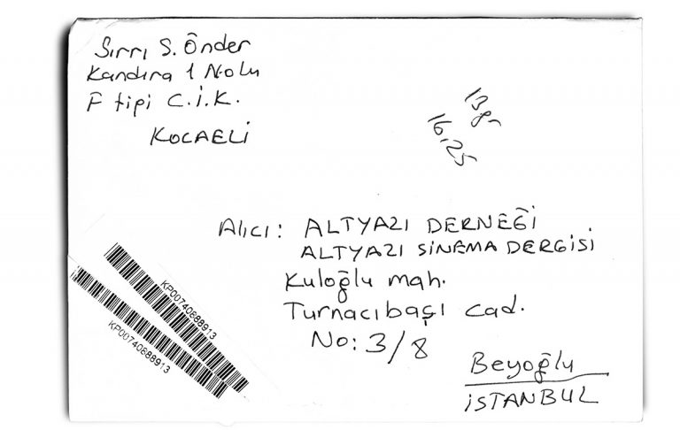 sirria_sureyya_mektup_zarf